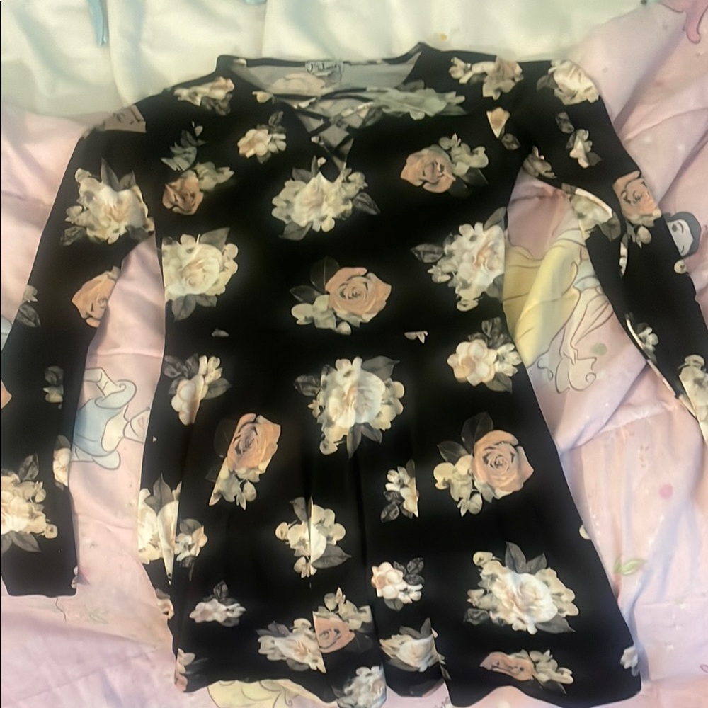 Floral Long Sleeve Dress